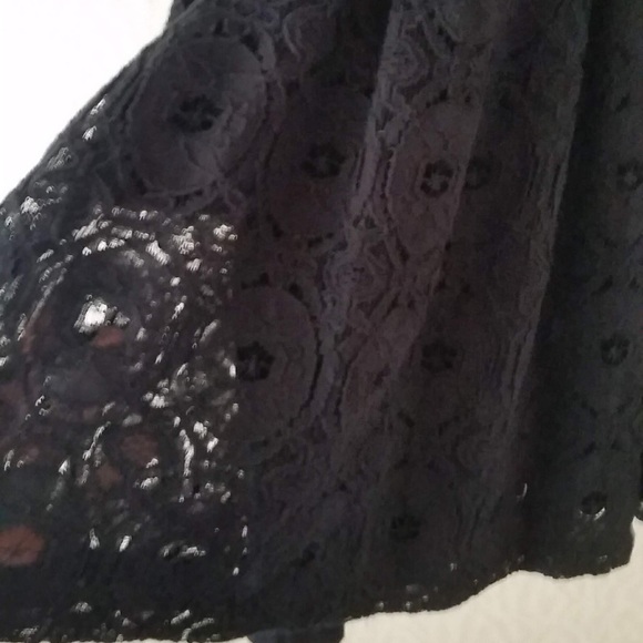 Kimchi Blue Jackie High-Neck Lace Dress Black NWT - Picture 2 of 7